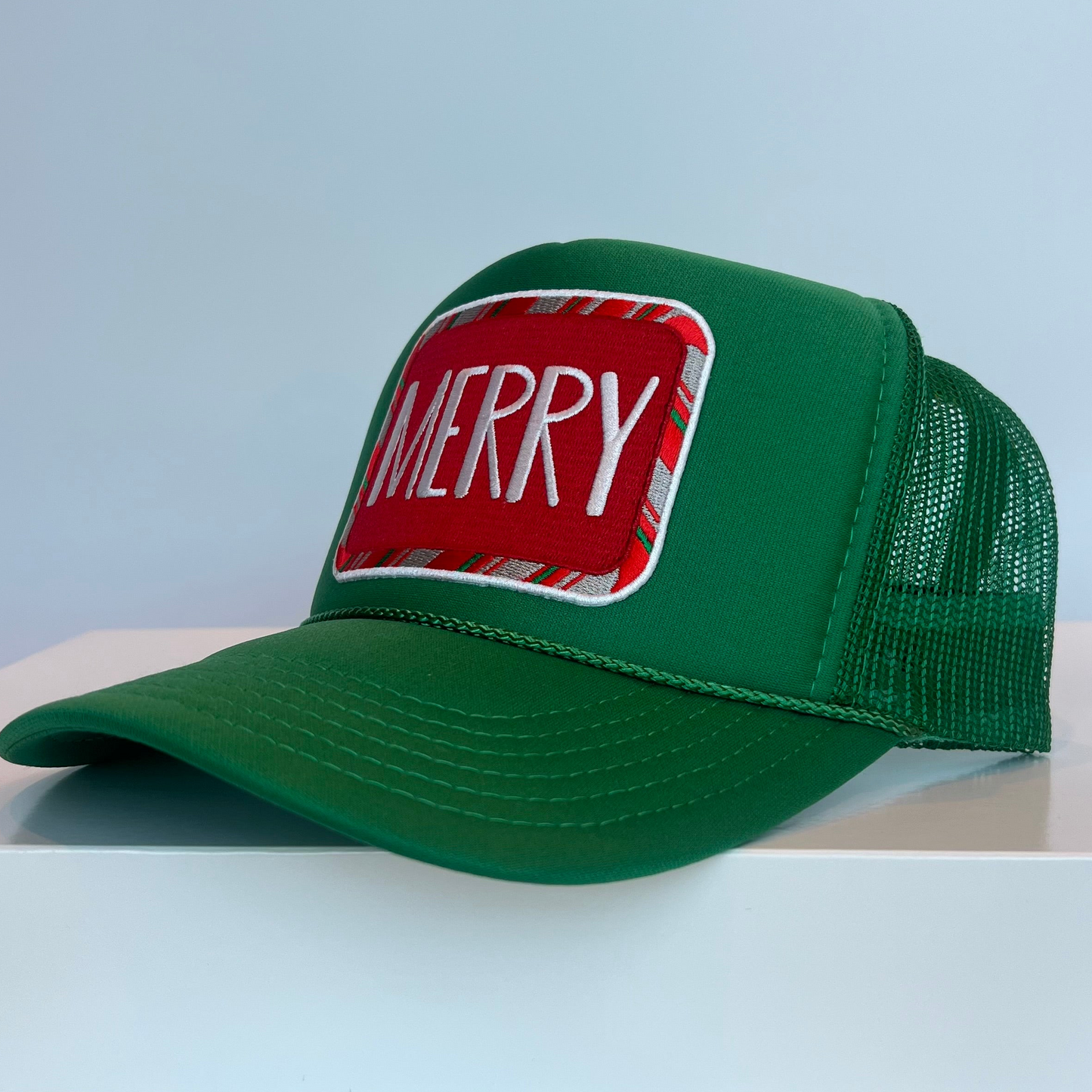 MERRY Trucker Hat - Holiday Red