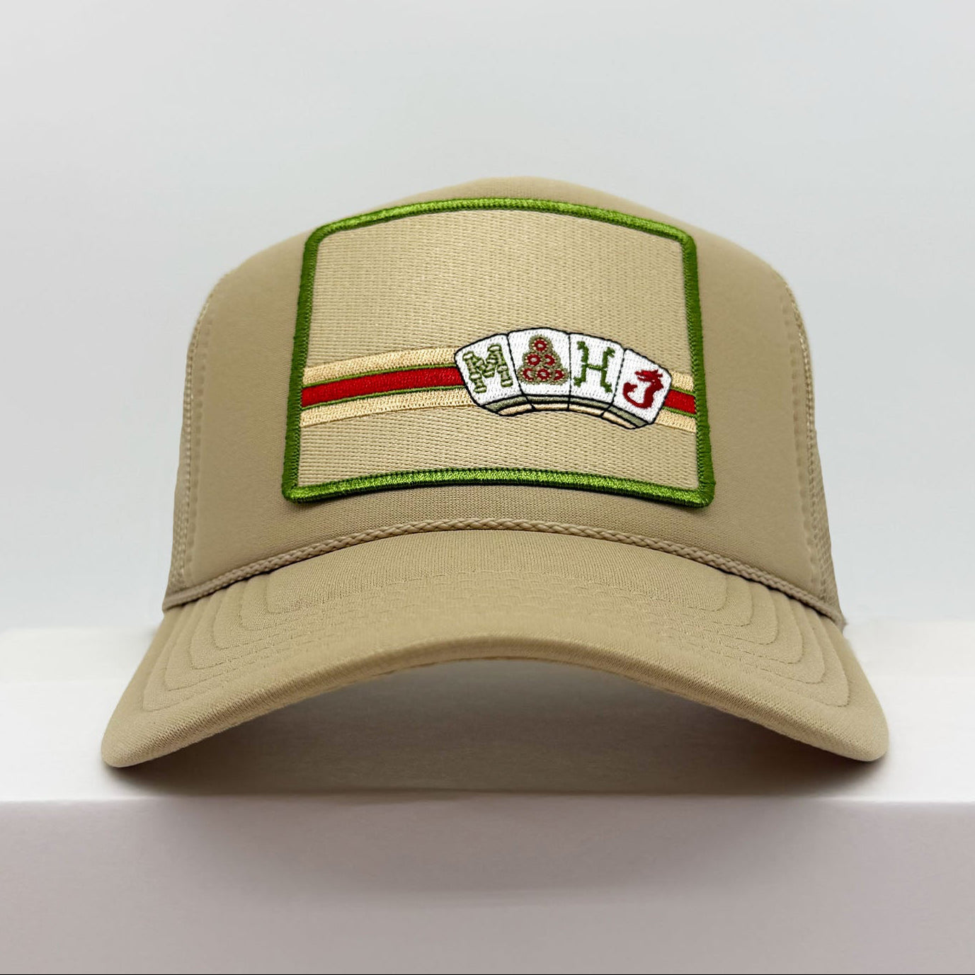 Port Sandz MAHJ - Signature Trucker Hat Khaki