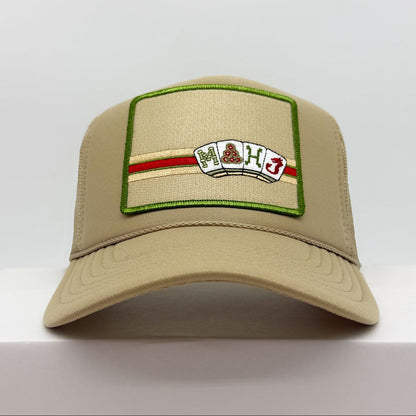 Port Sandz MAHJ - Signature Trucker Hat Khaki