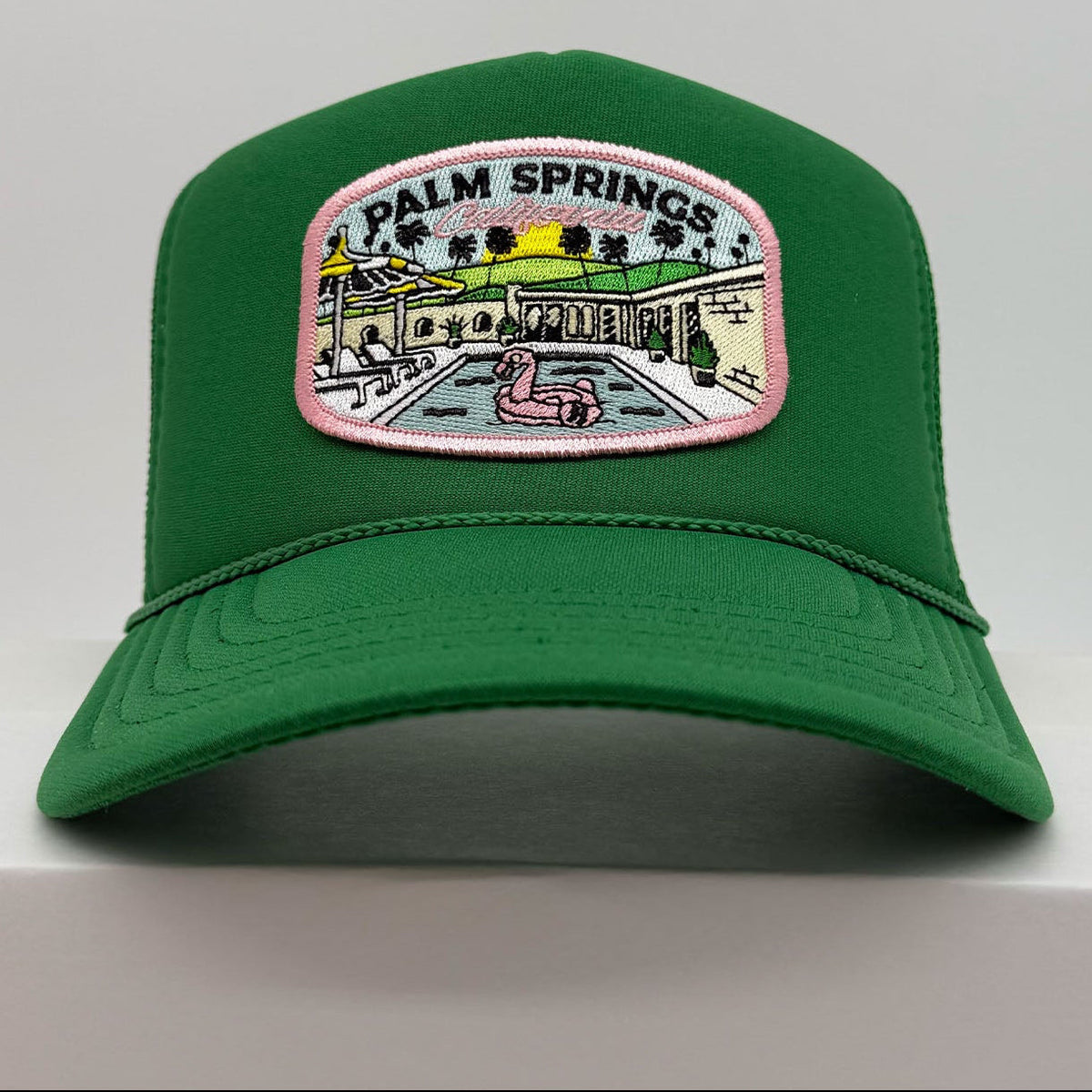 Port Sandz Palm Springs Kelly Green Trucker Hat